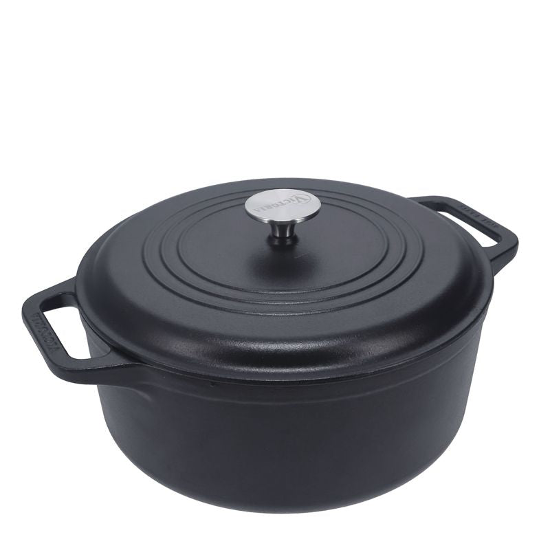Victoria Cast Iron Dutch Oven - 6.6L