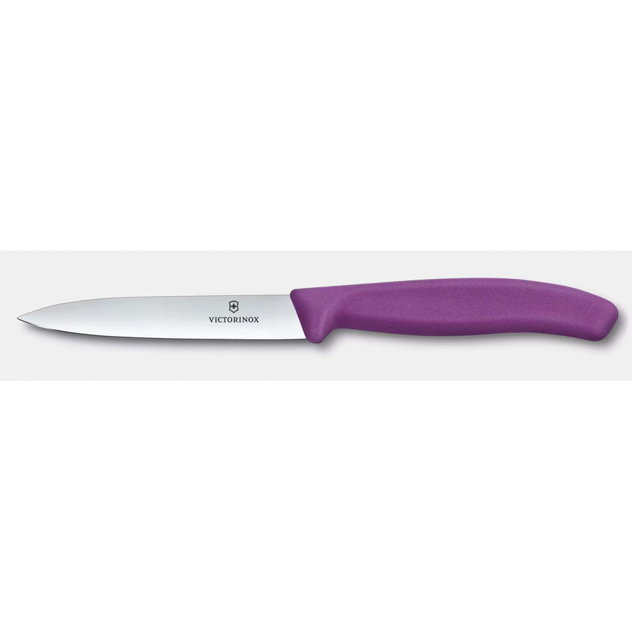 Victorinox 4" Straight Paring Knife - Purple