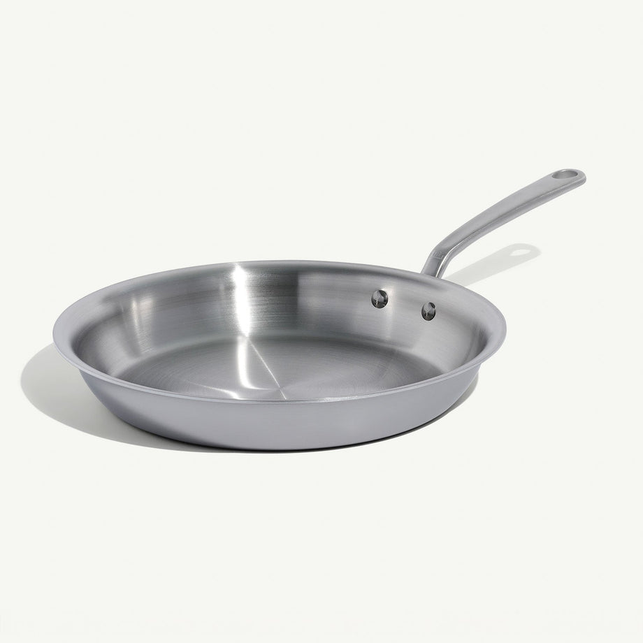MADE IN Cookware 12" 5-ply Stainless Steel Frying Pan