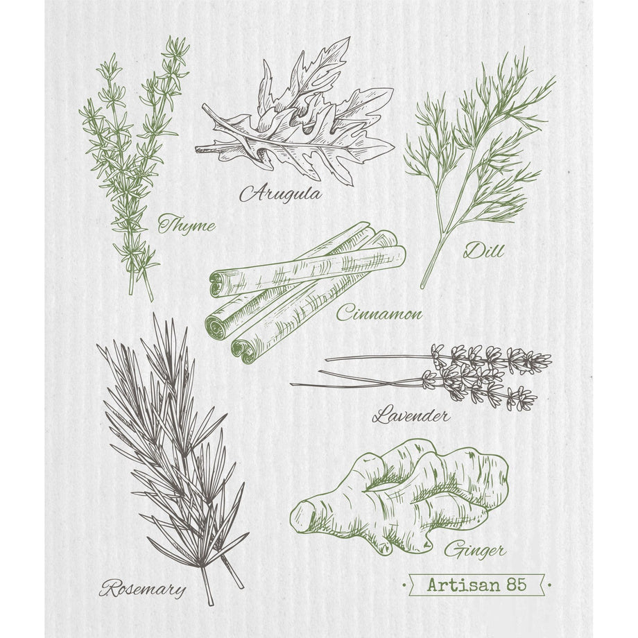 Wet-it Swedish Cloth - Fresh Herbs
