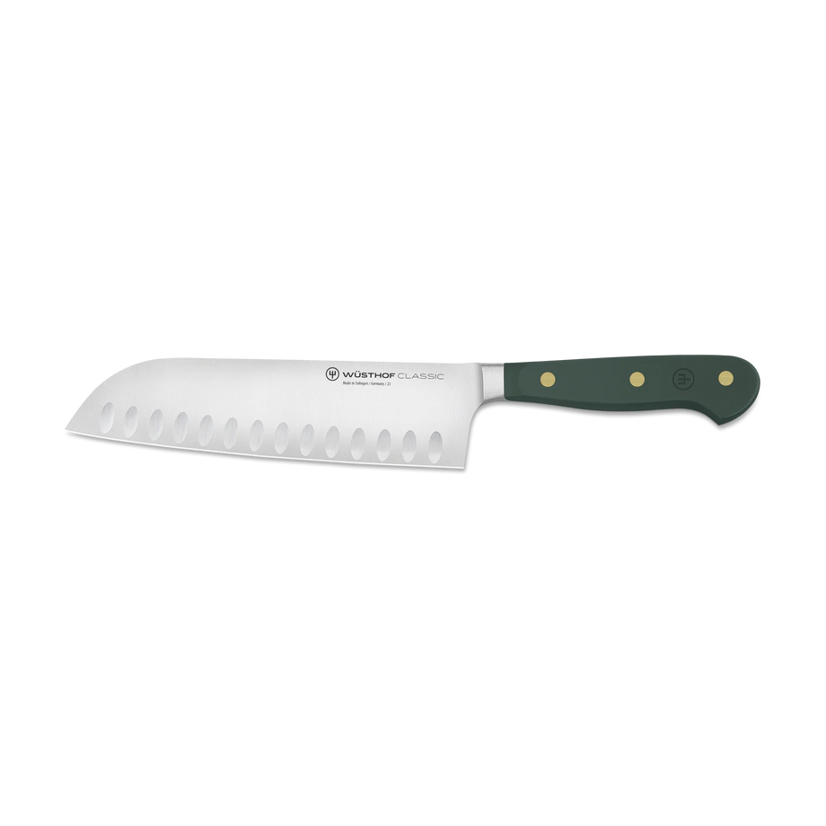 Wusthof Classic 7" Hollow Edge Santoku -  Fresh Rosemary