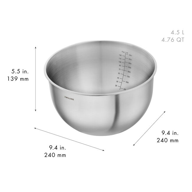 Zwilling Fresh & Save Stainless Steel Bowls set of 3 - Silver
