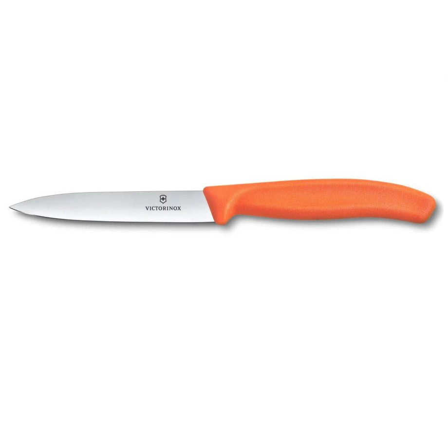 Victorinox 4" Straight Paring Knife - Orange