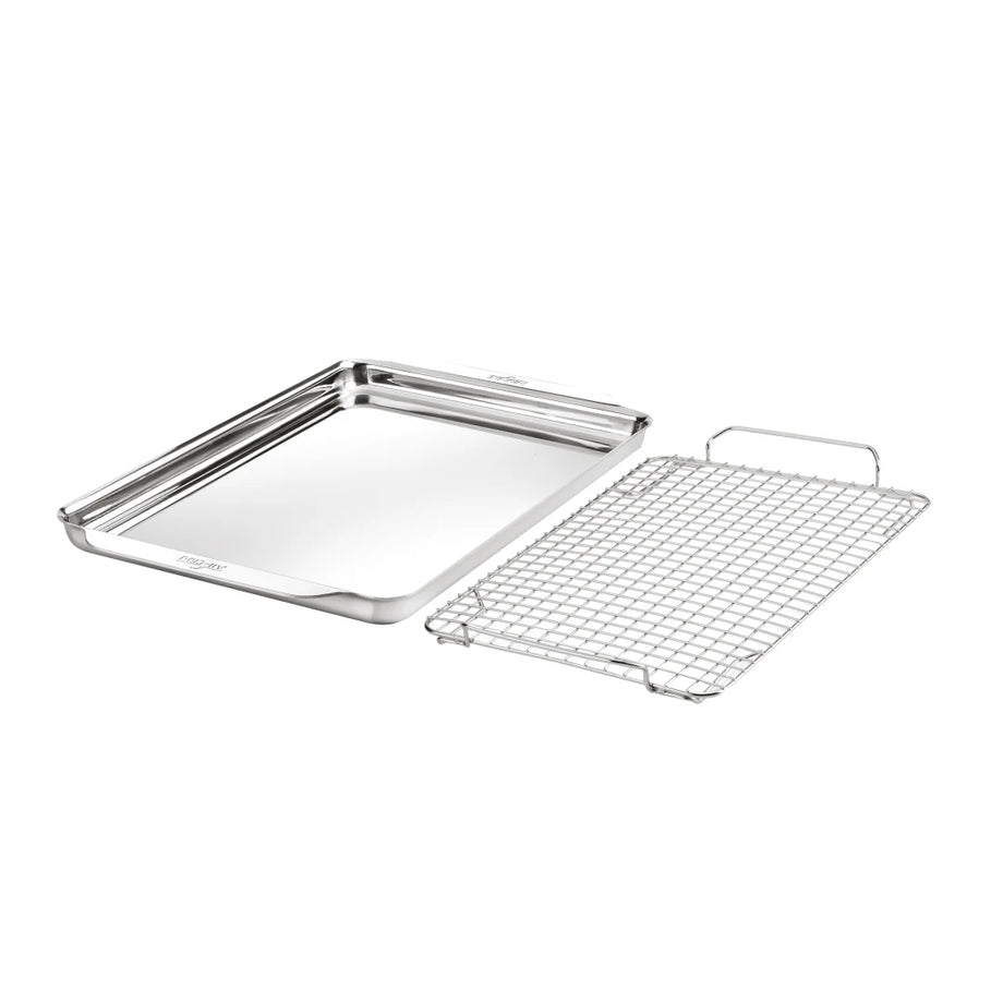 All-Clad Stainless Steel Sheet Pan with Rack - set of 2