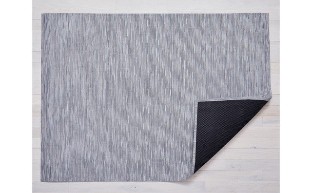 Chilewich Indoor Outdoor LTX Bamboo Woven - 35x48"  Fog - Floor Model
