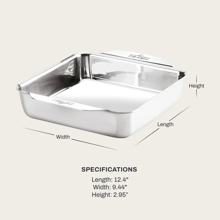 All-Clad Stainless Steel Square Baking Pan – 8 × 8"