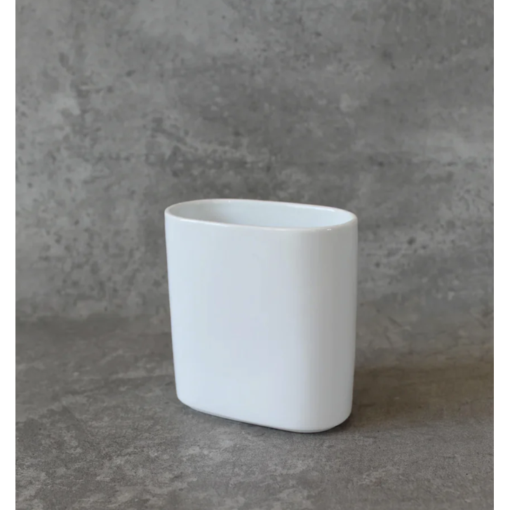 Murchison-Hume Deco Oval Ceramic Brush Caddy