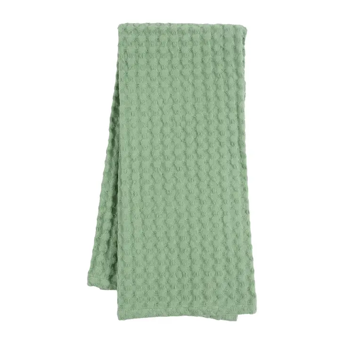 KAF Monaco Cotton Jumbo Waffle Kitchen Towel - Mineral Green