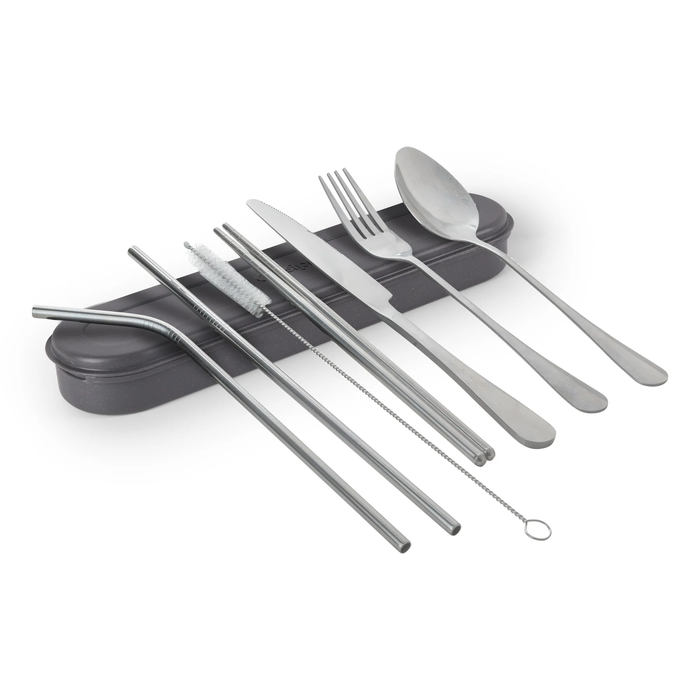 Cuisipro Personal Cutlery Set Case - Grey 8pcs