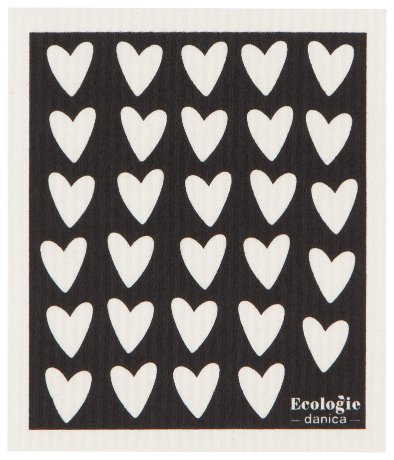 Ecologie Swedish Dish Cloth - Hearts