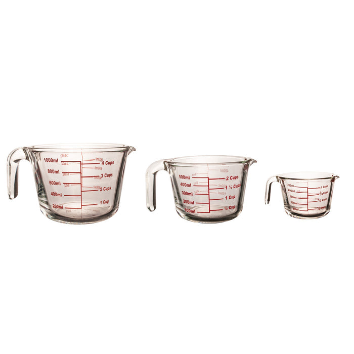 Port Style Measuring Cup Clear Glass - 1000ml/34oz