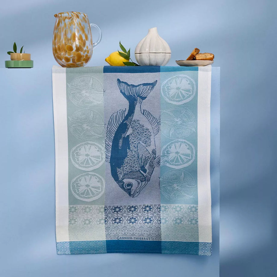 Garnier-Thiebaut Kitchen Towel - Plancha Outremer