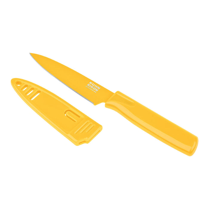Kuhn Rikon Paring Knife Colori Blister - Yellow