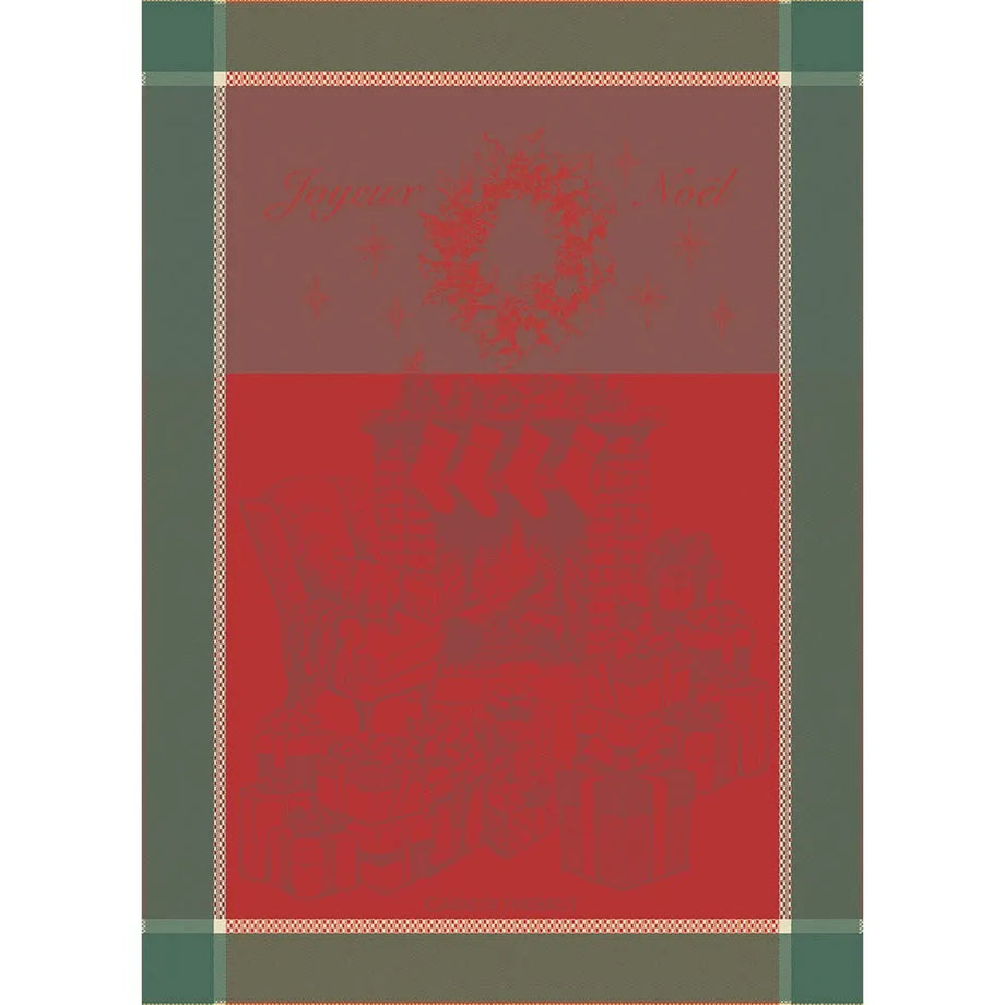 Garnier-Thiebaut Kitchen Towel - Les Cadeaux De Noel Houx