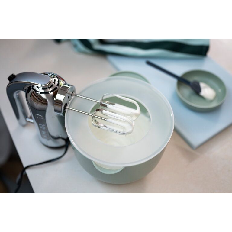 Mepal Splashproof lid mixing bowl Chef It / 3000 ml - Chalk