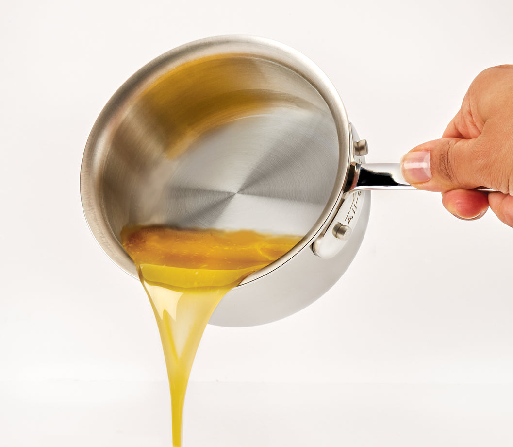 All-Clad D3 Stainless Steel Butter Warmer Saucepan