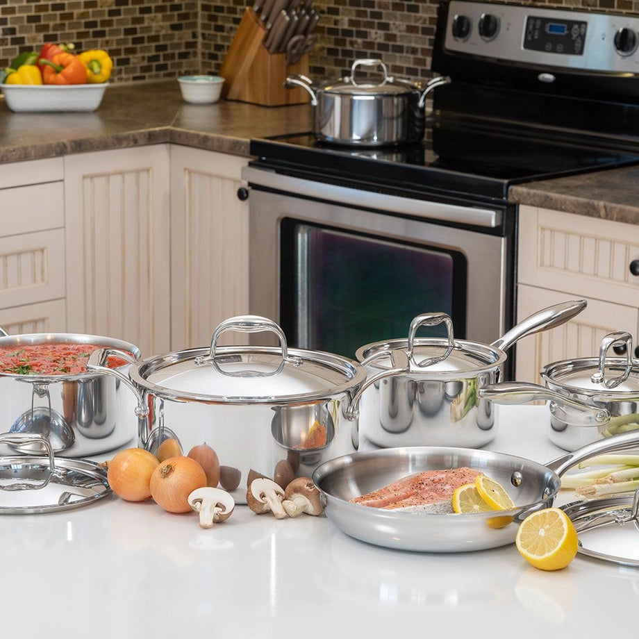 Meyer SuperSteel Tri-Ply Clad 10-pc Set