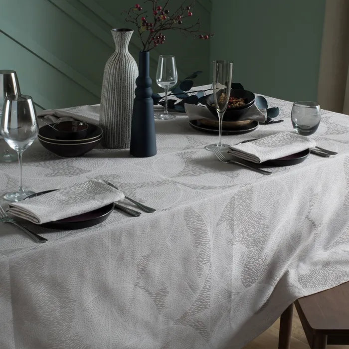 Garnier-Thiebaut Tablecloth - Mille Gouttes Nacre