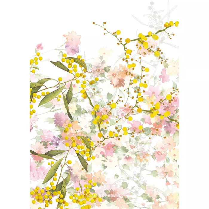 Garnier-Thibaut Kitchen Towel - Mimosas floraison