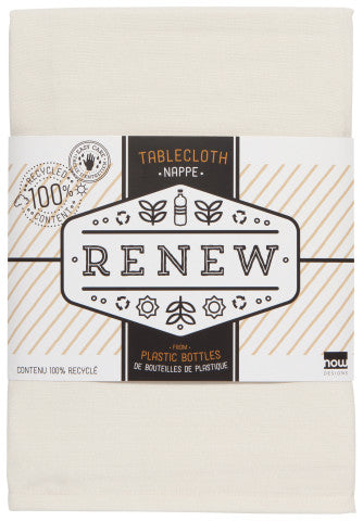 NOW Designs Renew Tablecloth - Ivory 55"x55"