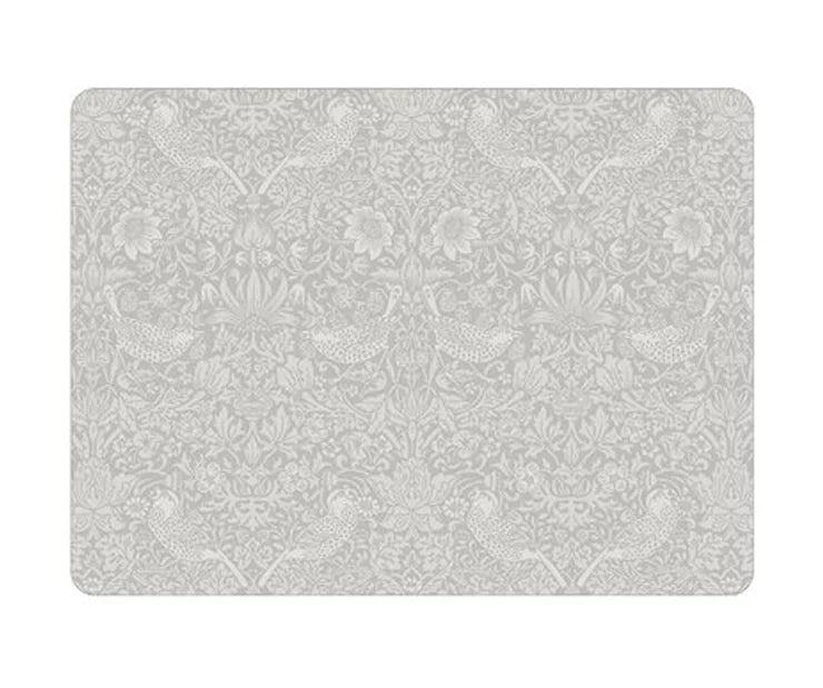 William Morris Placemat Set of 4 - Strawberry Thief / White