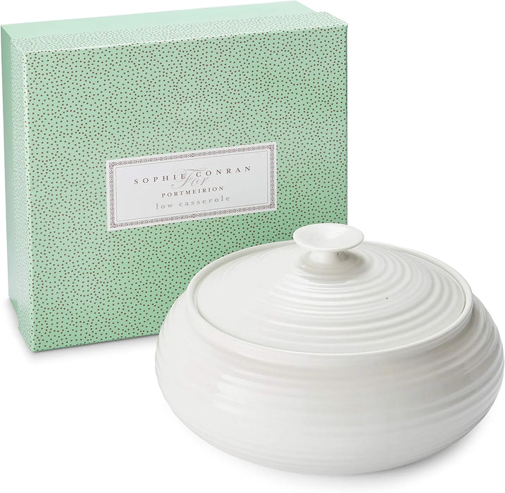 Sophie Conran White Low Covered Casserole