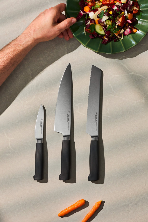 Wusthof Partner 3-Piece Knife Set - Matte Black