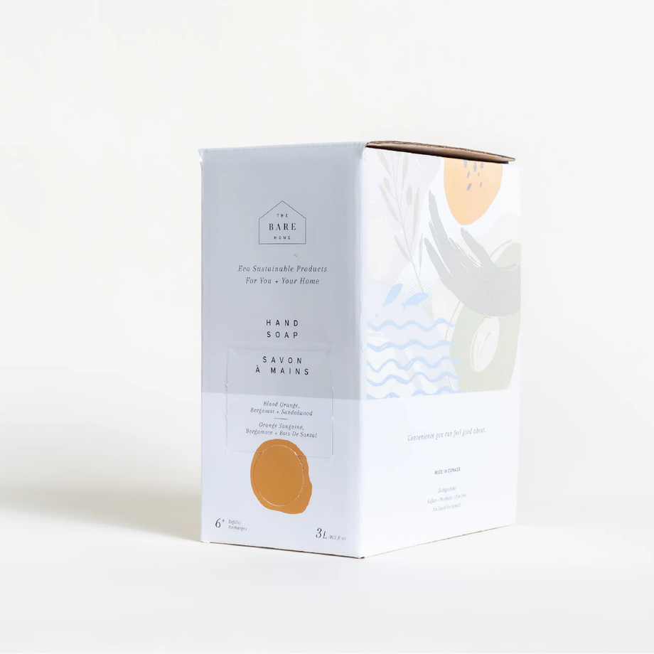 La boîte de recharge 3L pour la maison Bare - Blood Orange, Bergamet + Sandalwood