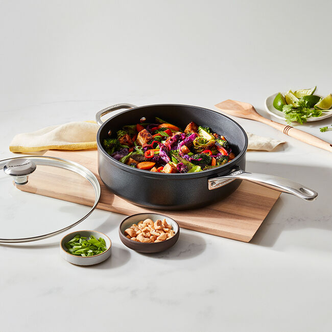 Le Creuset Toughened Nonstick Saute Pan with Lid - 24cm/3.3L