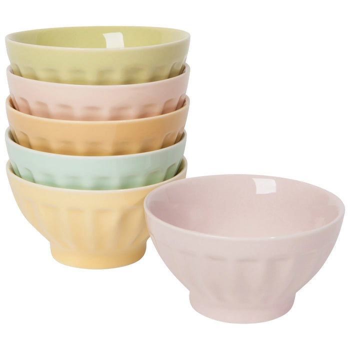 Now Designs Flora Sundae Bar Pinch Bowls - Set of 6