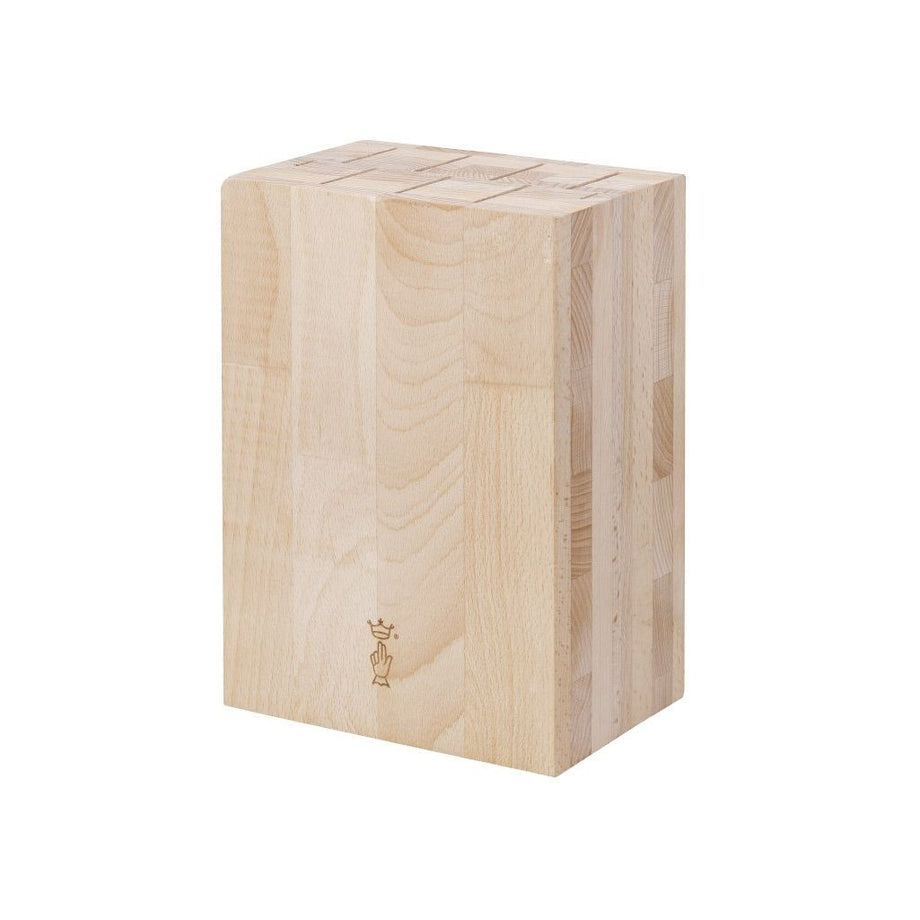 Opinel French Beechwood Kitchen Knife Block - For 9 Knives