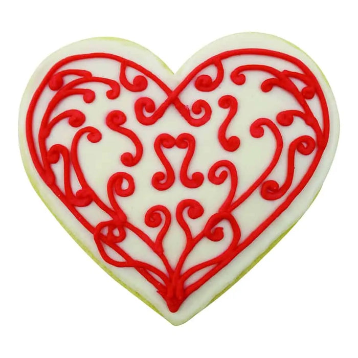 R&M Color Cookie Cutter - Red Heart 5"
