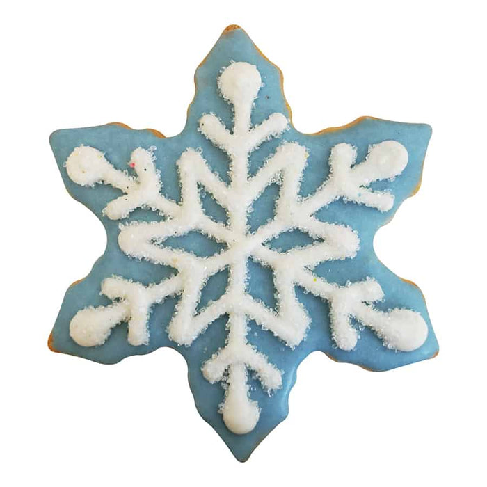 Cutter pour les cookies - Cutter bleu pour les cookies de flocons de neige, 3"