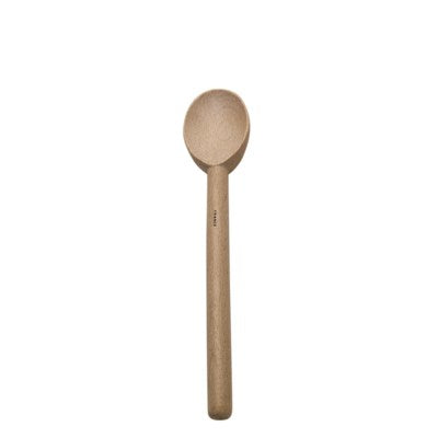 Heavy French-made Wooden Cooking Spoon - 12"