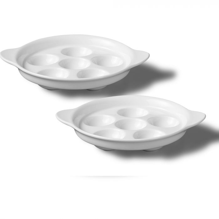 Gourmet Set of 2 Escargots Dishes