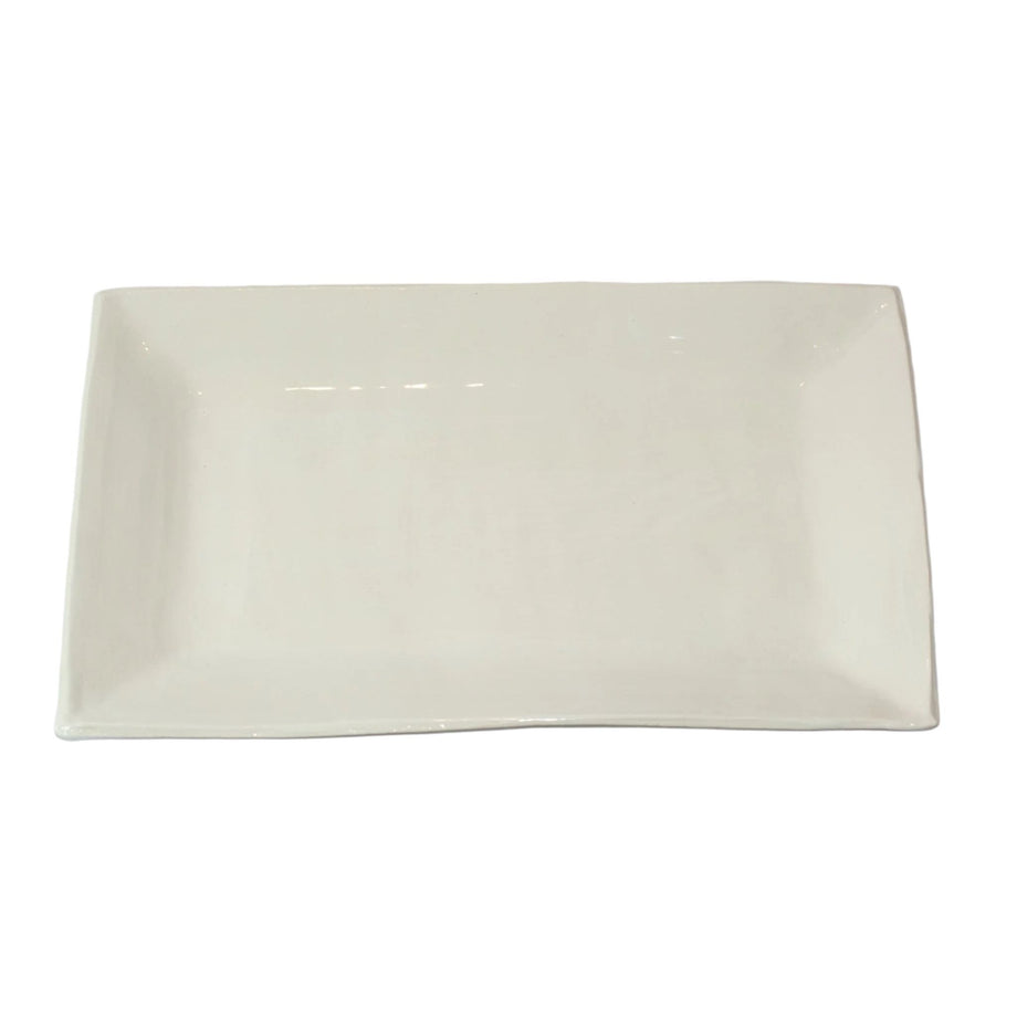 Relish Outdoor Large Rectangular Cream Tray - 19"