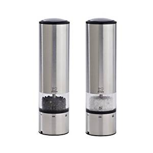 Peugeot Elis Duo Sense Brushed Stainless Steel Salt Pepper Mill