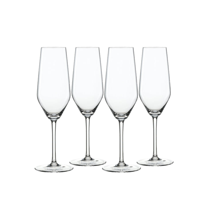 Spiegelau Style Crystal Champagne Glasses - Set of 4