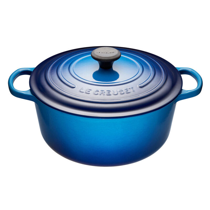 Le Creuset 5.3L Signature Round French Oven - Blueberry