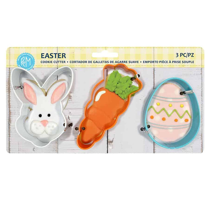 R&M Color Cookie Cutter 3 Piece Set - Easter