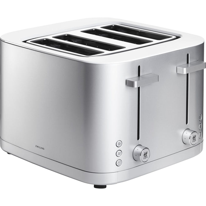 ZWILLING ENFINIGY 4 SHORT SLOTS TOASTER - SILVER