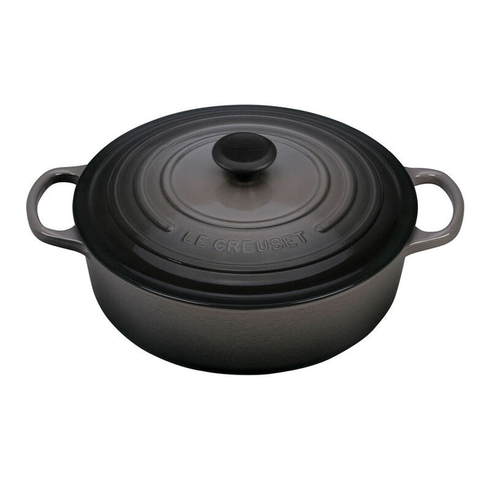 Le Creuset 6.2L Shallow Round French Oven - Oyster