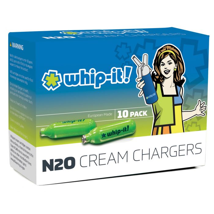 Whipped Cream Chargers, N20 - Pack of 10