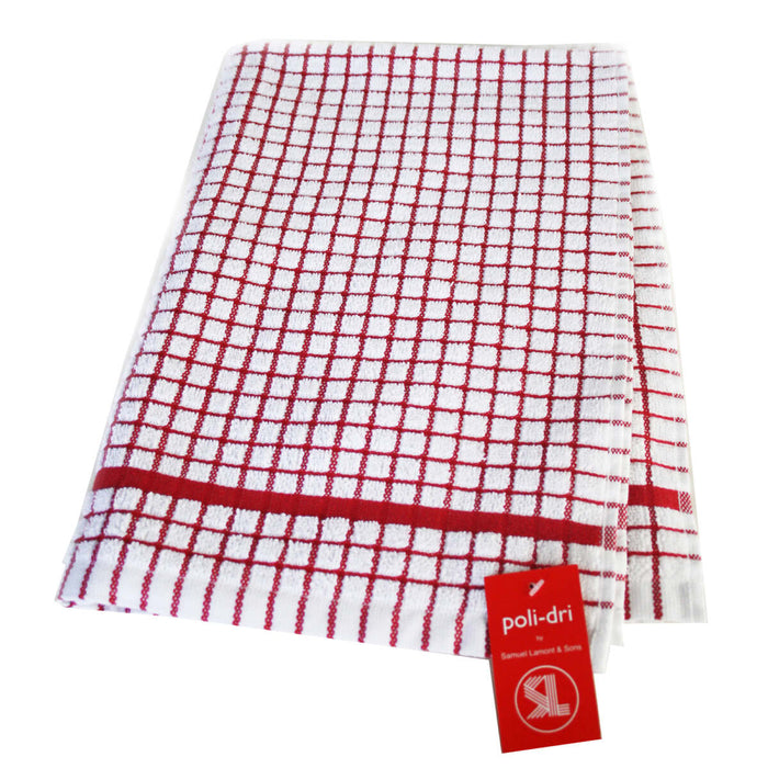 Samuel Lamont Poli-Dri Tea Towel - Red