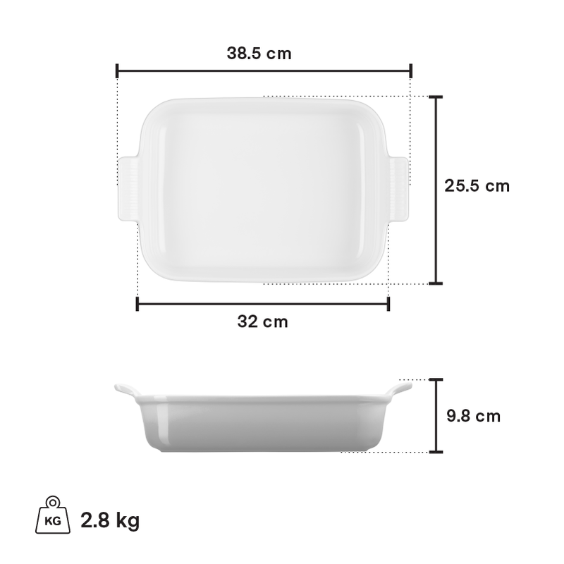 Le Creuset Heritage 3.8L Rectangular Dish - Artichaut