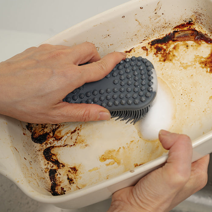 Cuisipro Silicone Cleaning Sponge avec 2 différents styles de scrubber