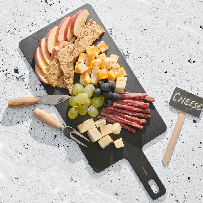 Cuisipro Fibre Wood Board with Handle - 18" x 7.5" / Slate