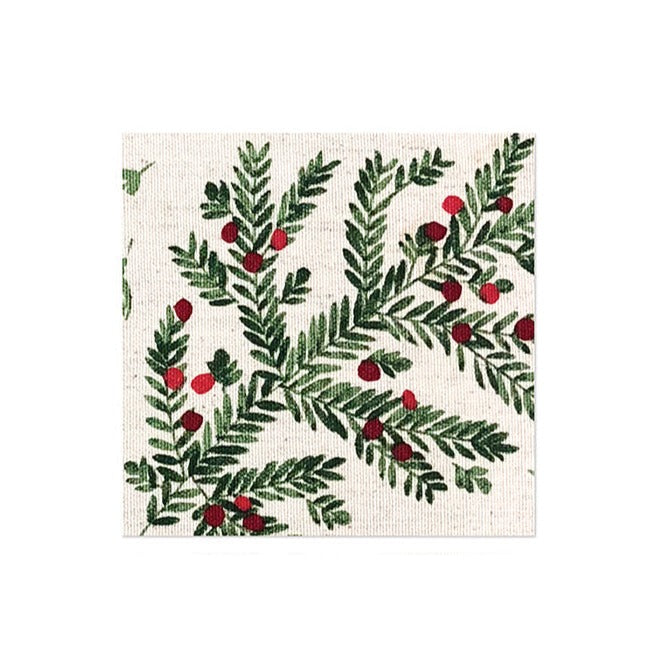 Harman Festive Paper Lunch Napkins - Holly