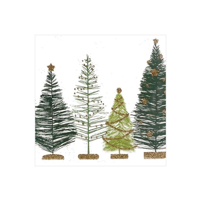 Harman Festive Paper Lunch Napkins - Christmas Trees