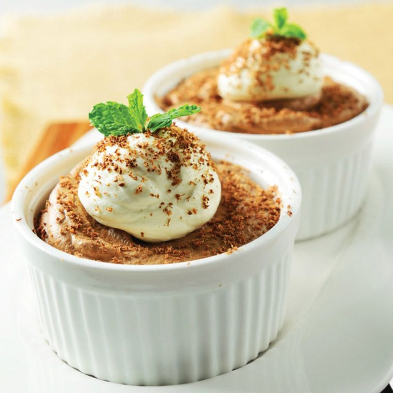 HIC White Soufflé Ramekins - 6oz